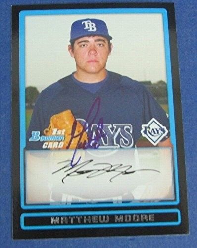 Matt Moore Rays Signed/Autographed 2010 Bowman Baseball Card #BP7