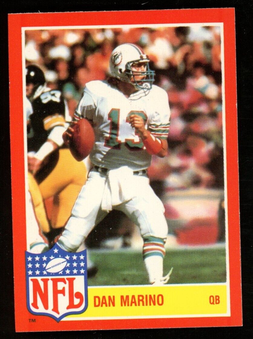 1985 Topps NFL Star Set Dan Marino HOF Card #6 of 11 Miami Dolphins