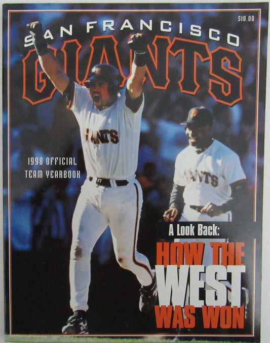 1998 San Francisco Giants Team  Yearbook 165080