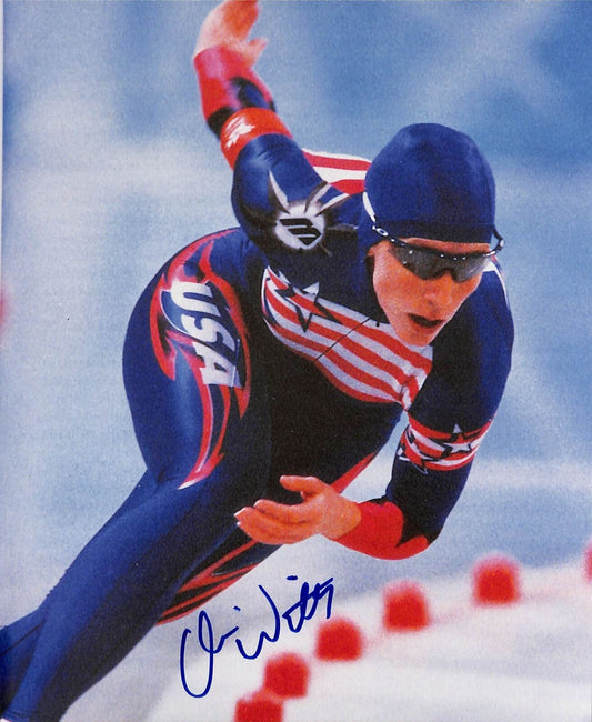 Christine Witty US 1998 Olympic Bronze Medalist Signed 8x10 Photo 180414