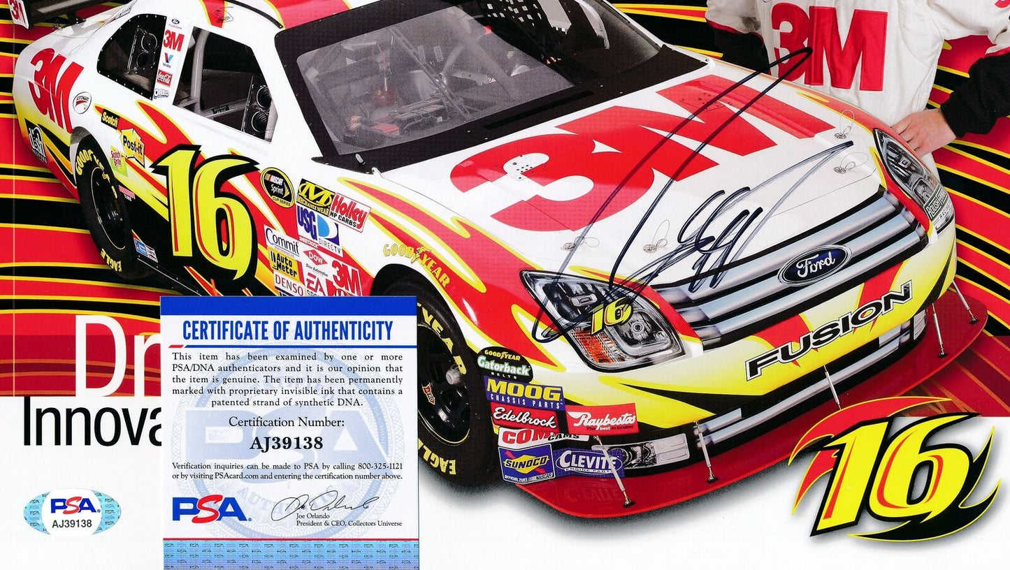 Greg Biffle NASCAR Driver Signed/Autographed 8x10 Photo PSA/DNA 164368