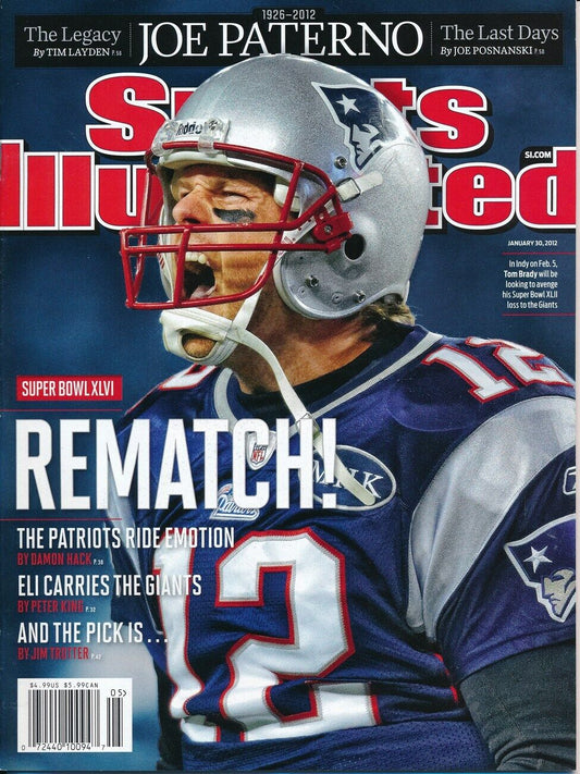 Tom Brady Patriots 2012 Sports Illustrated Magazine with No Mailing Label 149189