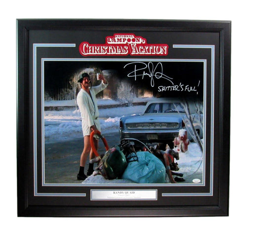 Randy Quaid Autographed/Inscr 16x20 Photo "Christmas Vacation" Framed JSA 193283