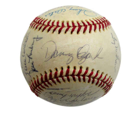 1977 Phillies Team Signed by 25 ONL Baseball Carlton Kaat HOF McGraw 190038