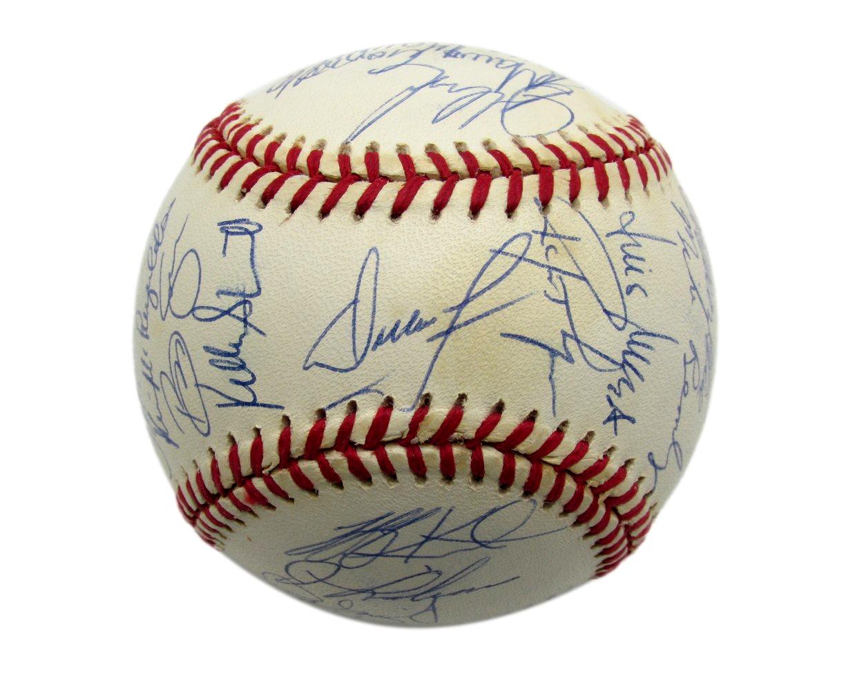 1994 Mets Team Autographed by 30 Green Saberhagen Kent ONL Baseball 182808