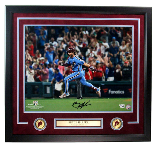 Bryce Harper Autographed 16x20 Photo Phillies Framed Fanatics 184246