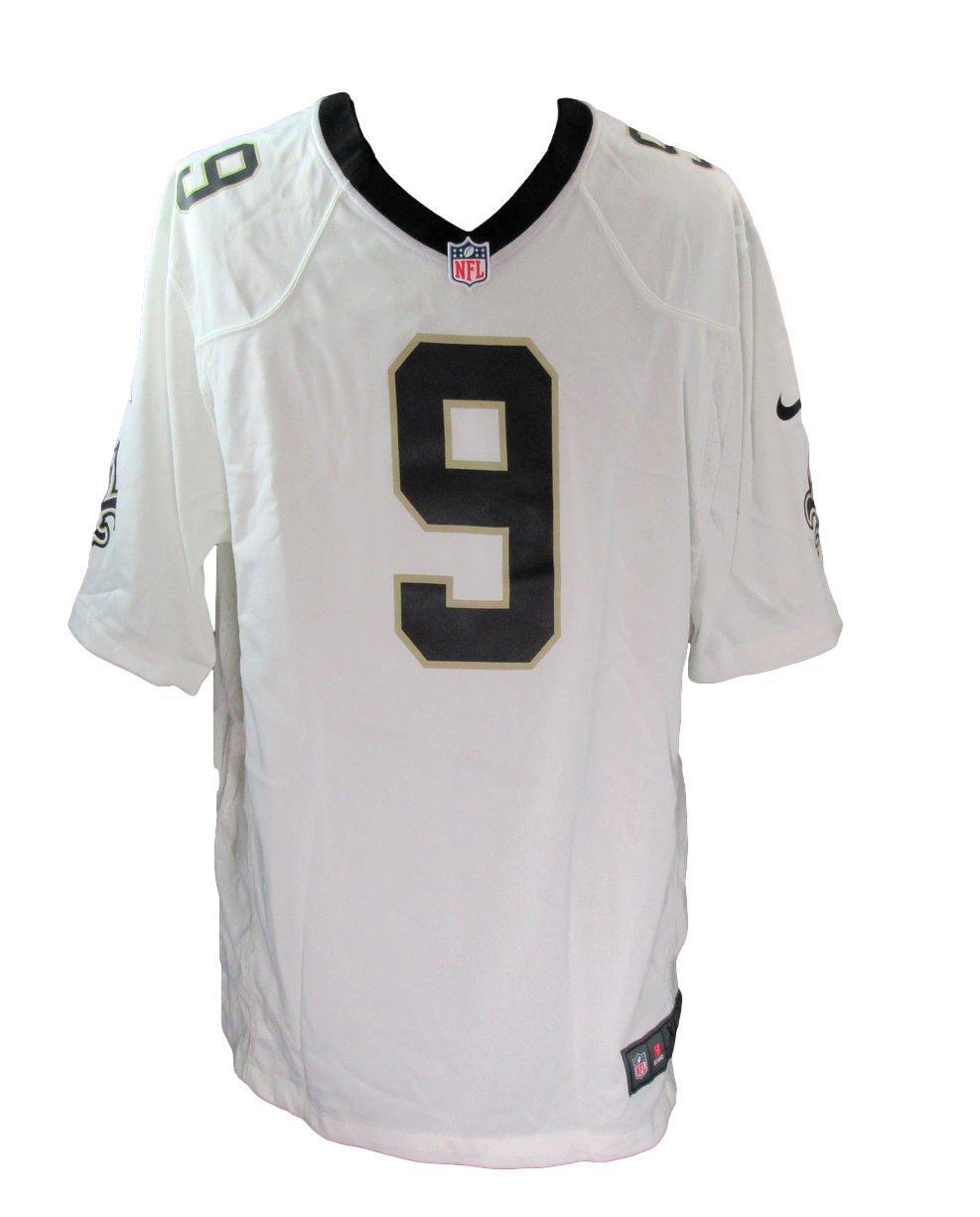 Drew Brees Autographed White Nike On Field Football Jersey Saints Beckett 178364