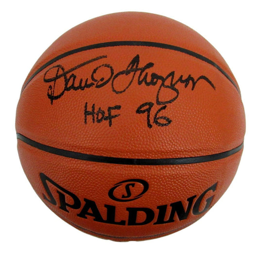 David Thompson HOF Signed Skywalker NC State Nuggets Basketball JSA 157774