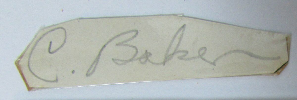 Conway Baker Centenary/Chicago Cardinals    Signed Cut PSA/DNA 145023