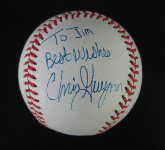 Chris Gwynn Los Angeles Dodgers Autographed/Signed Baseball PSA/DNA J40312