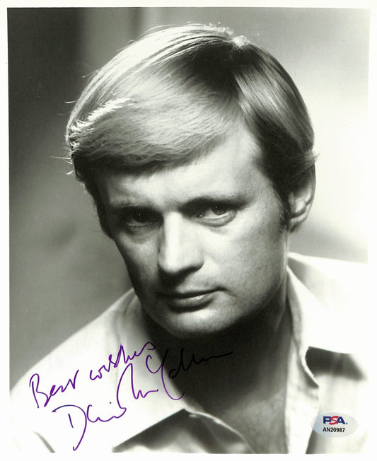 David McCallum Signed/Inscribed 8x10 Photo Actor PSA/DNA 189071