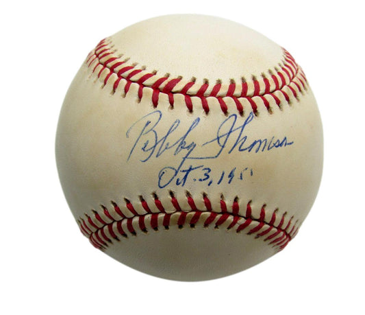 Bobby Thomson Signed/Inscribed OAL Baseball New York Giants JSA 190014