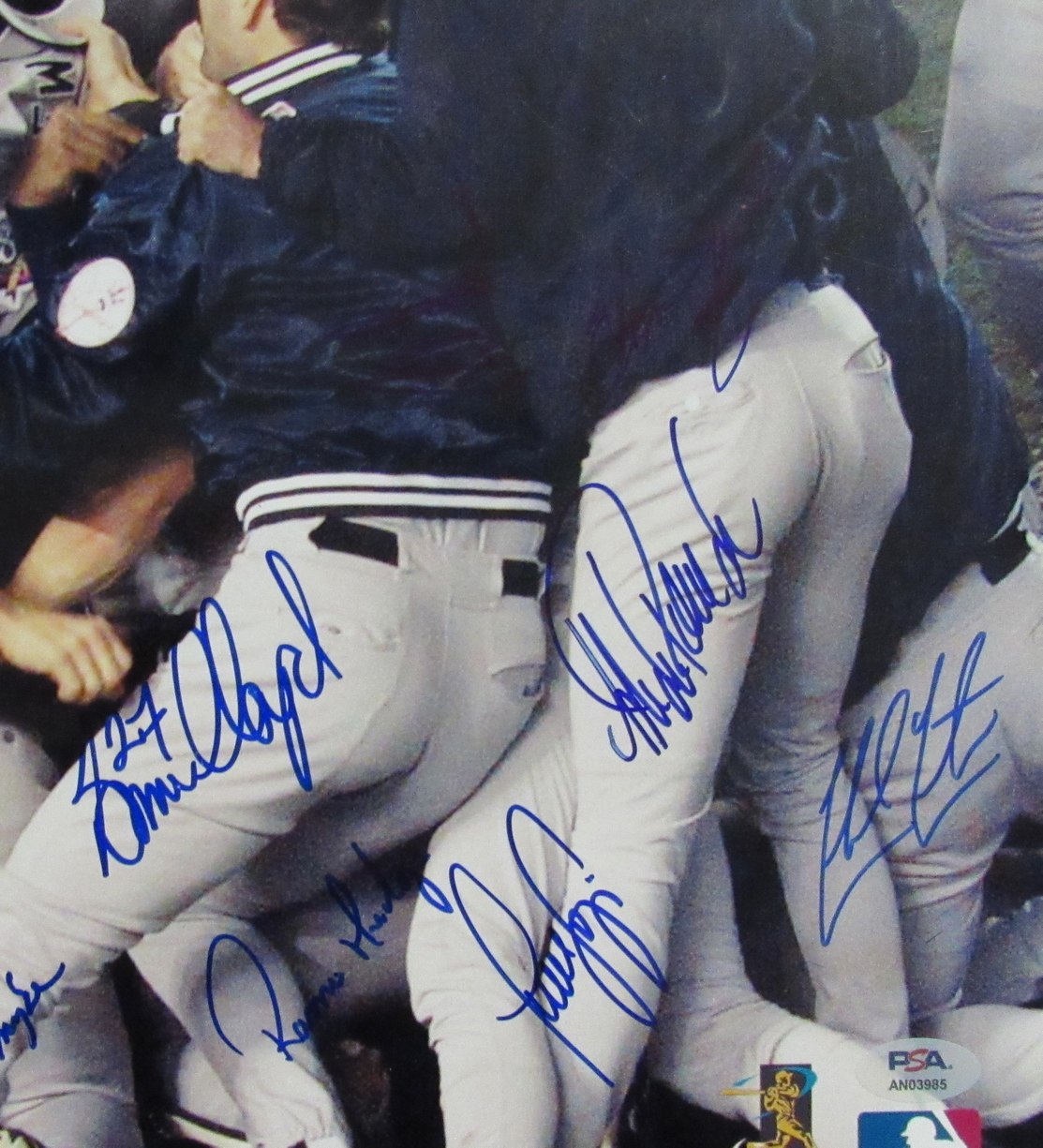 1998 World Series Champs New York Yankees Team Signed 16x20 Photo PSA/DNA 191584