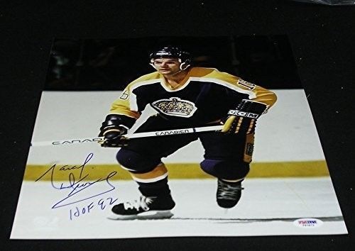 MARCEL DIONNE Kings Signed 11x14 Photo PSA/DNA 132859