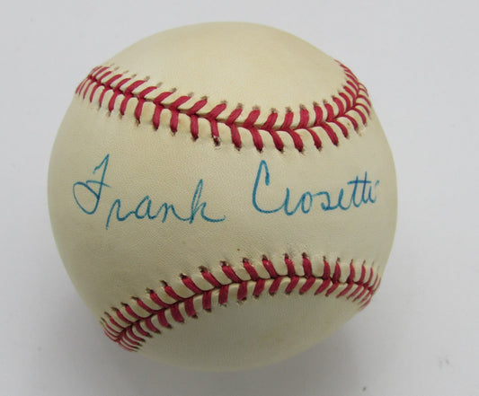 Frank Crosetti Signed/Autographed OAL Baseball New York Yankees PSA/DNA 191655