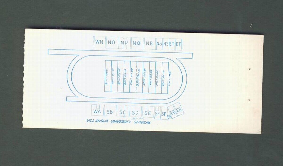 Xavier vs Villanova Ticket Stub 1964 142219