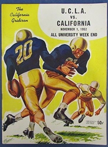 1952 The California Gridiron UCLA v. California Program 127005