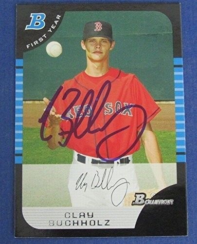 Clay Buchholz Red Sox Signed/Autographed 2005 Bowman Baseball Card #BDP81 123791
