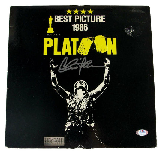 Charlie Sheen Actor Signed/Autographed "Platoon" LaserDisc PSA/DNA ITP 160401