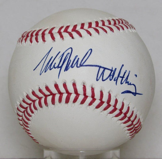 Mitch Williams Autographed Rawlings OML Baseball Phillies Wild thing