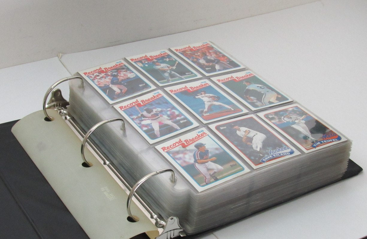 1989 Topps Complete Baseball Set (792) In Binder w/Pages 192012