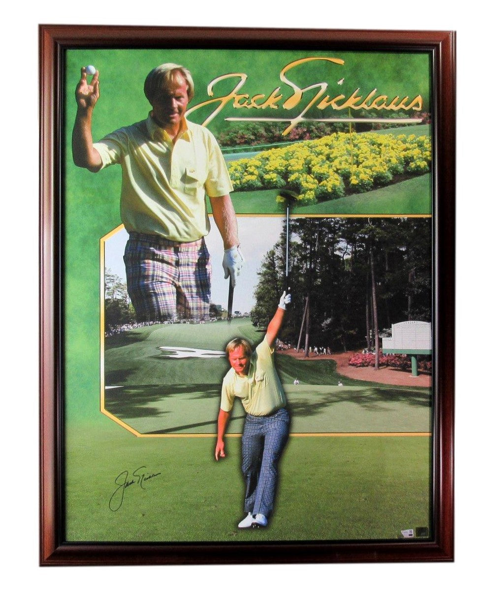 Jack Nicklaus Signed/Autographed XL Canvas Photo Framed Fanatics 192033