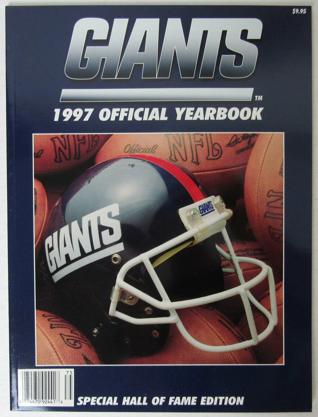 1997 New York Giants Official Yearbook 145082