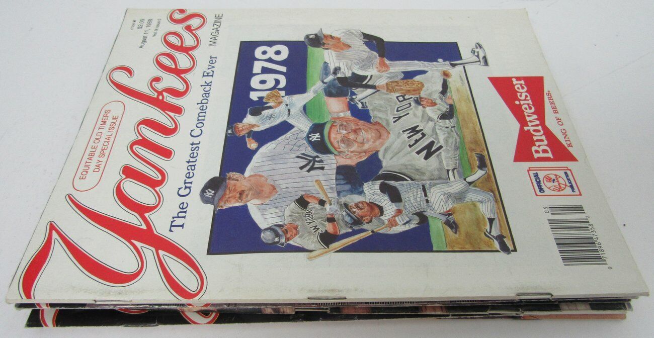 Lot of 7 1988 New York Yankees Magazines Guidry/Hunter 153176