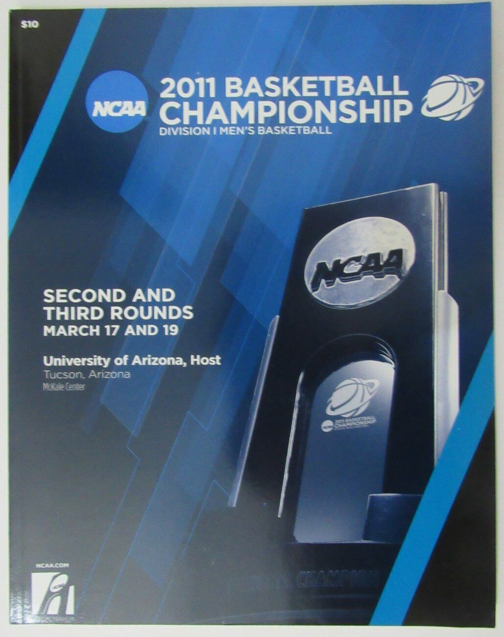 2011 NCAA Men's BKB Tournament 2nd/3rd Round Program Tuscon, AZ 153406