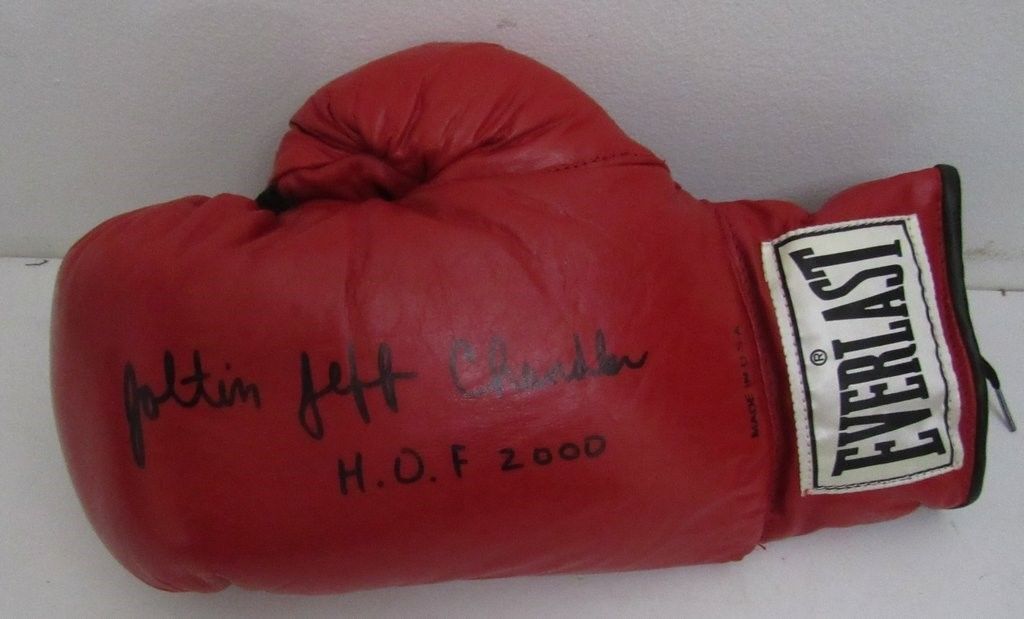 Jeff Chandler HOF Philly Signed Everlast Boxing Glove JSA R88935