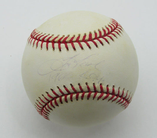 Tom Tresch New York Yankees 62 ROY Autographed/Signed OAL Baseball