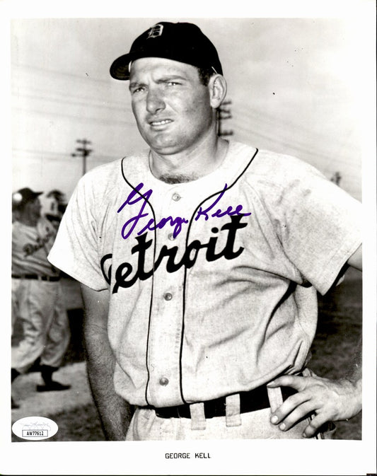 George Kell HOF Signed/Autographed 8x10 Photo Detroit Tigers JSA 191379