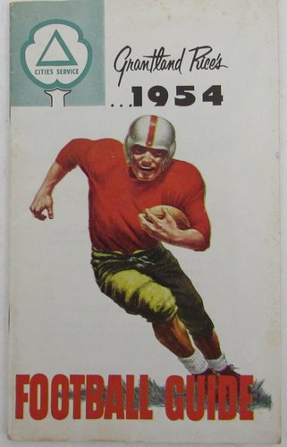 1954 Grantland Rice's Football Guide Cities Service Magazine 190513