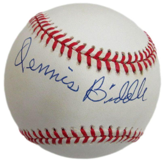 Dennis Biddle Signed ONL Baseball Negro League Chicago American Giants PSA/DNA