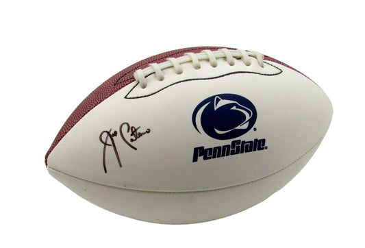 Joe Paterno Signed Penn State Logo Football PSA/DNA 185606