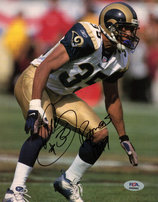 Aenaes Williams HOF Signed/Inscribed 8x10 Magazine Photo Rams PSA/DNA 188078