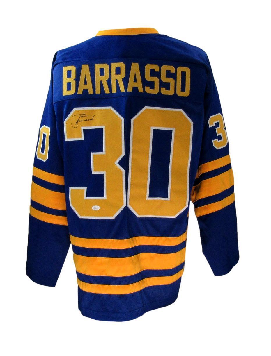 Tom Barrasso Autographed Custom Hockey Jersey Buffalo Sabres JSA 180675