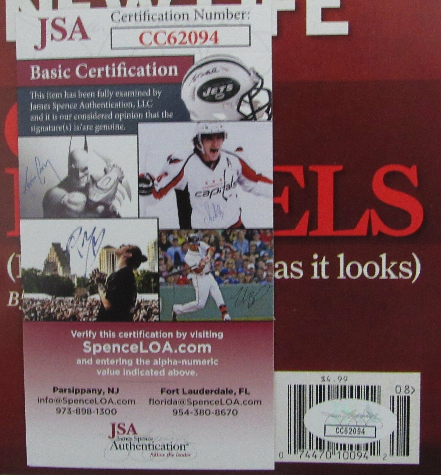 Cole Hamels Phillies Signed 2009 Sports Illustrated Magazine JSA 145193