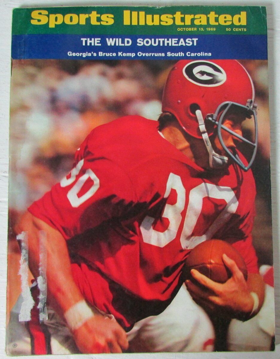 Bruce Kemp Georgia Bulldogs 1969 Sports Illustrated 10/13/69 147326