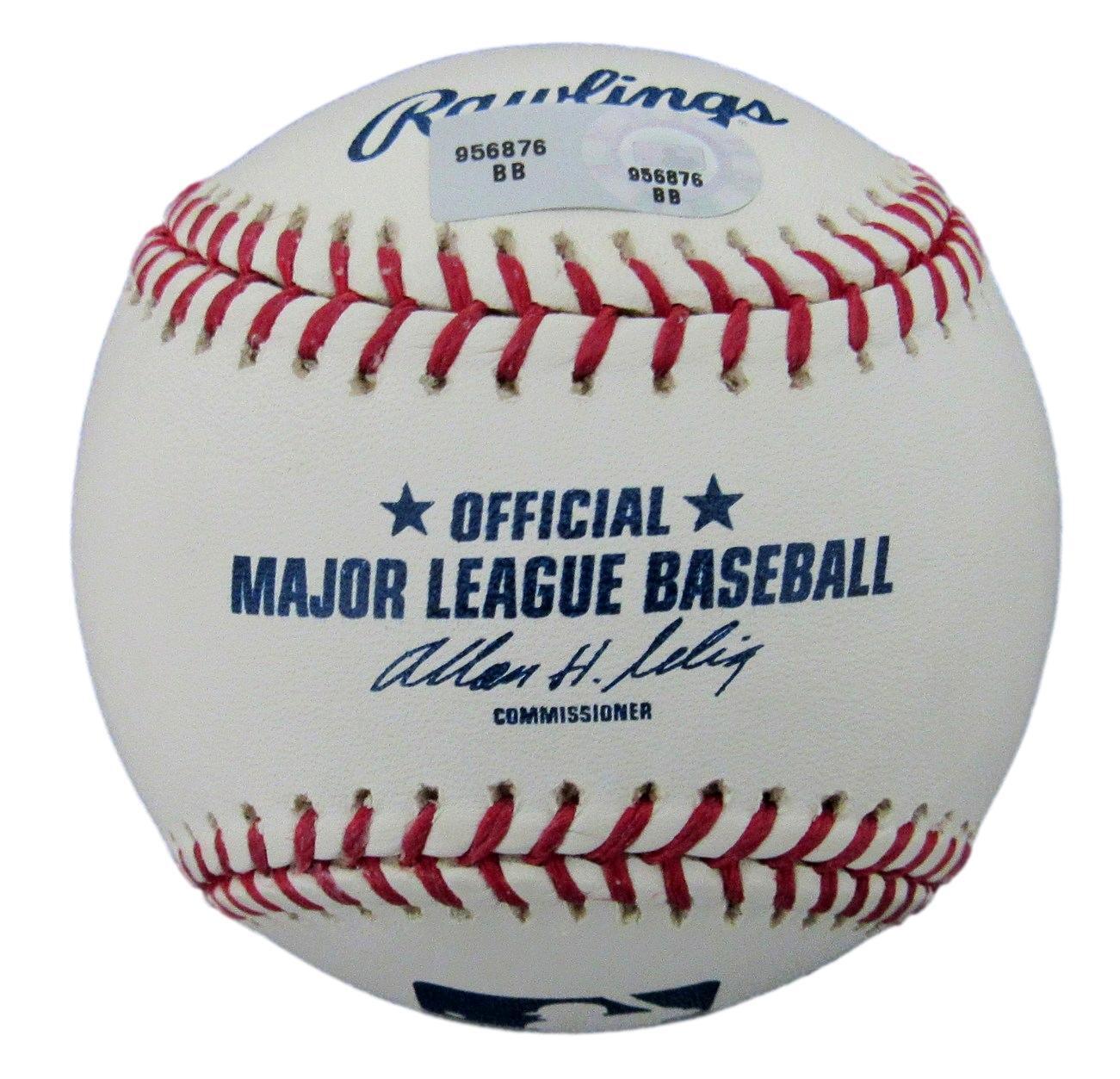 Justin Masterson Autographed OML Baseball Cleveland Indians MLB Holo 179897