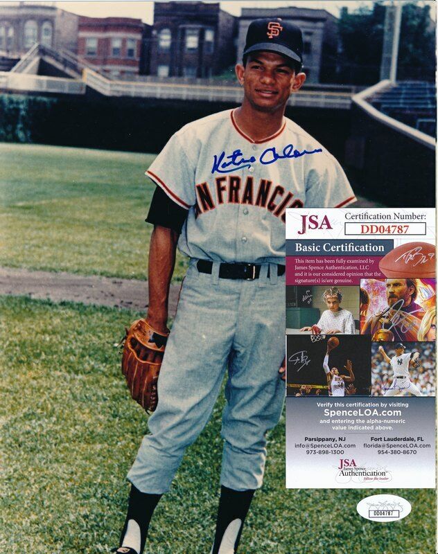 Matty Alou San Francisco Giants Signed/Autographed 8x10 Color Photo JSA 142327