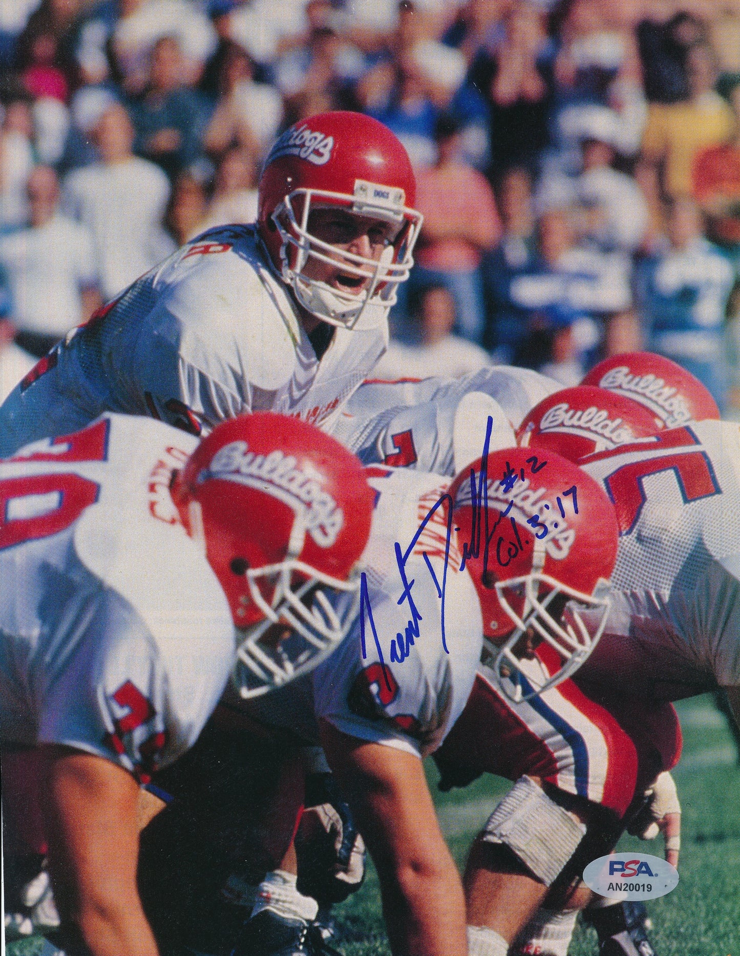 Trent Dilfer Signed/Auto 8x10 Magazine Photo Fresno State PSA/DNA 188155