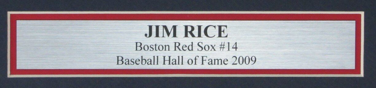 Jim Rice HOF Boston Red Sox Signed/Autographed 8x10 Photo Framed JSA 166680