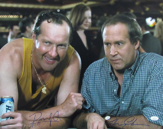 Chevy Chase/Randy Quaid Autographed 16x20 Photo "Vegas Vacation" JSA 179126