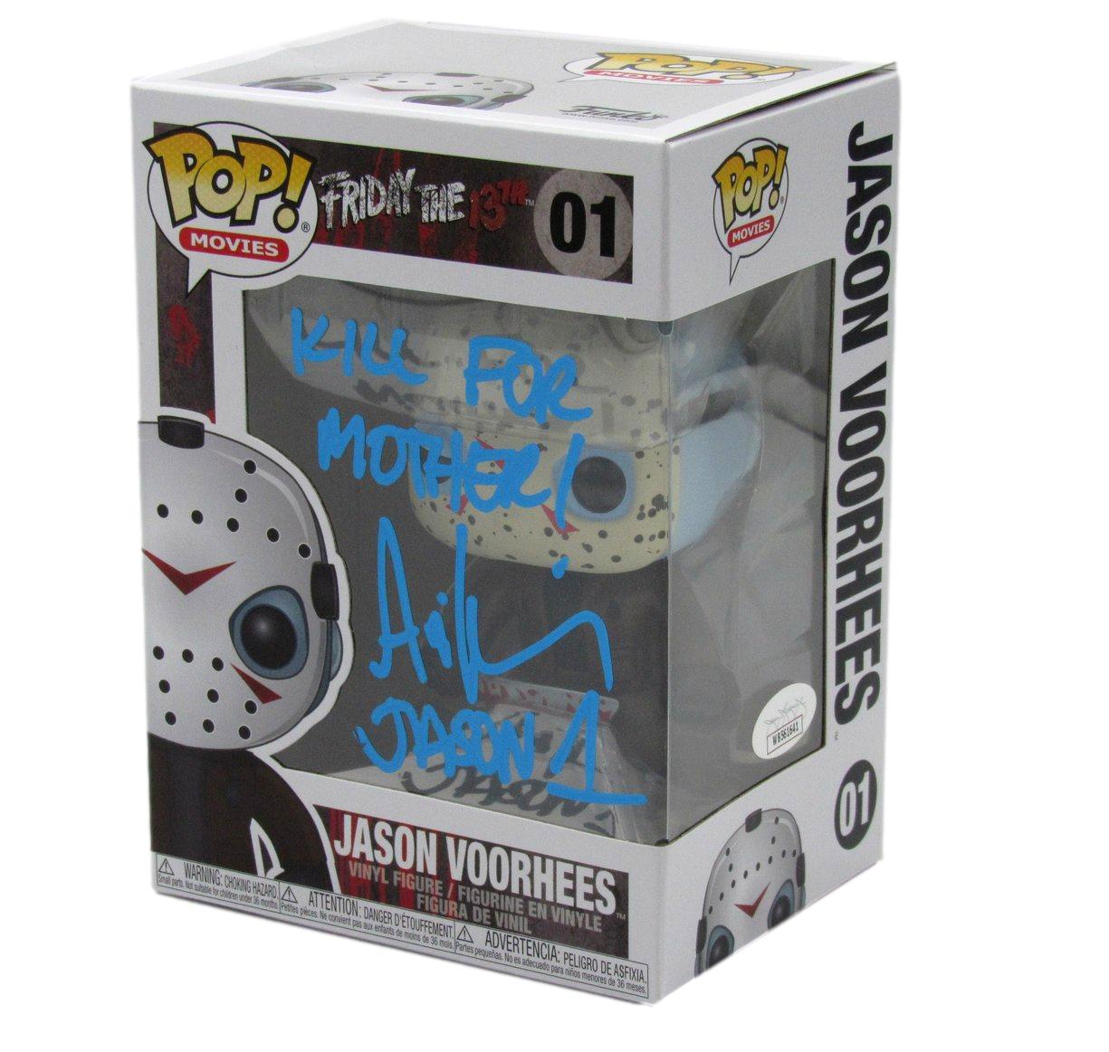 Ari Lehman Signed/Insc Funko Pop! #01 "Friday the 13th" Signed Blue JSA 190722