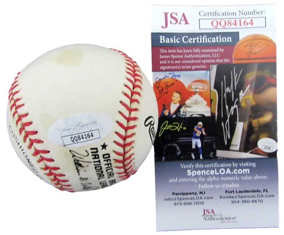 Duke Snider HOF Signed/Auto ONL Baseball Brooklyn Dodgers JSA 186389