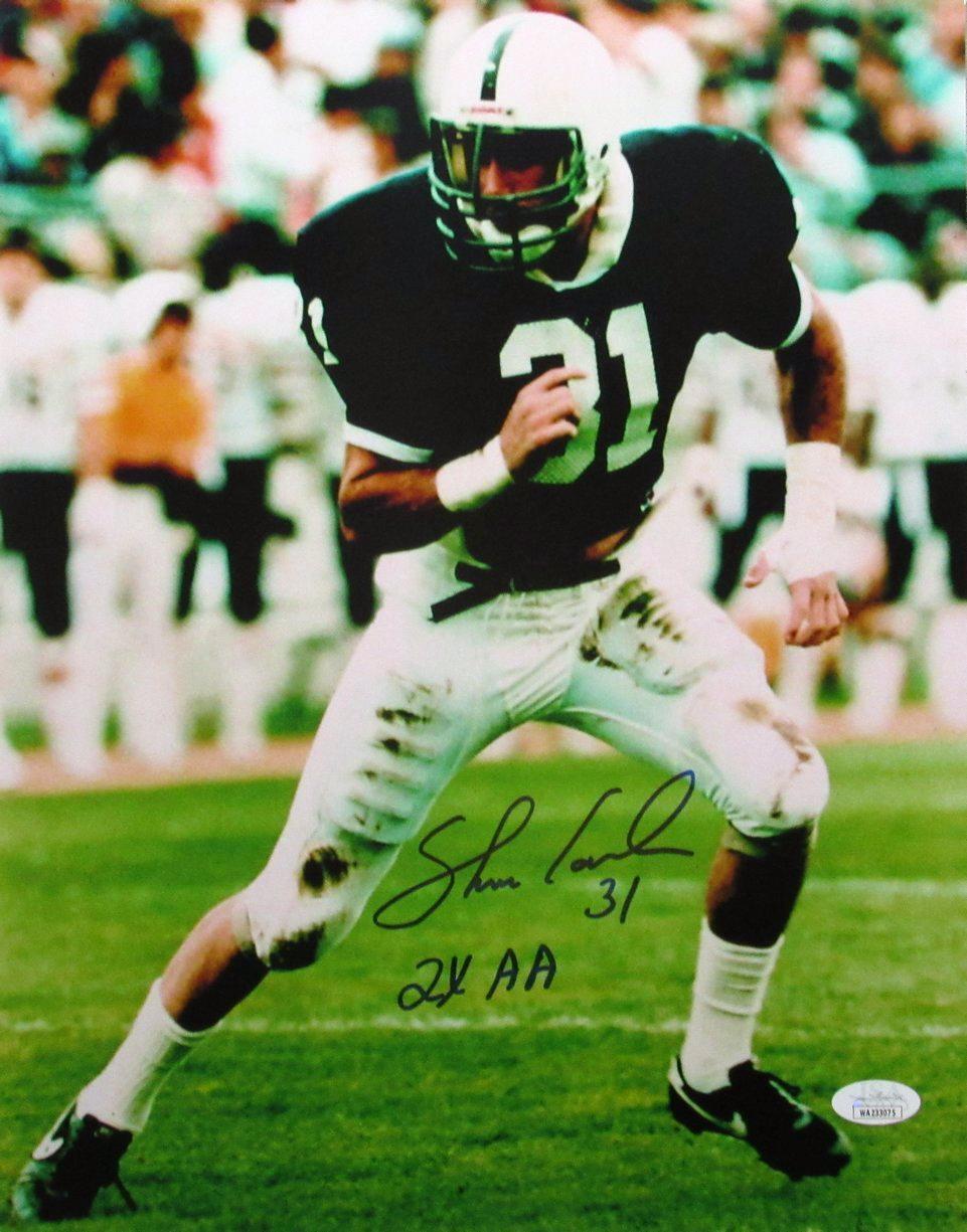 Shane Conlan Autographed/Inscribed "2X AA" 11x14 Photo Penn State PSU  JSA