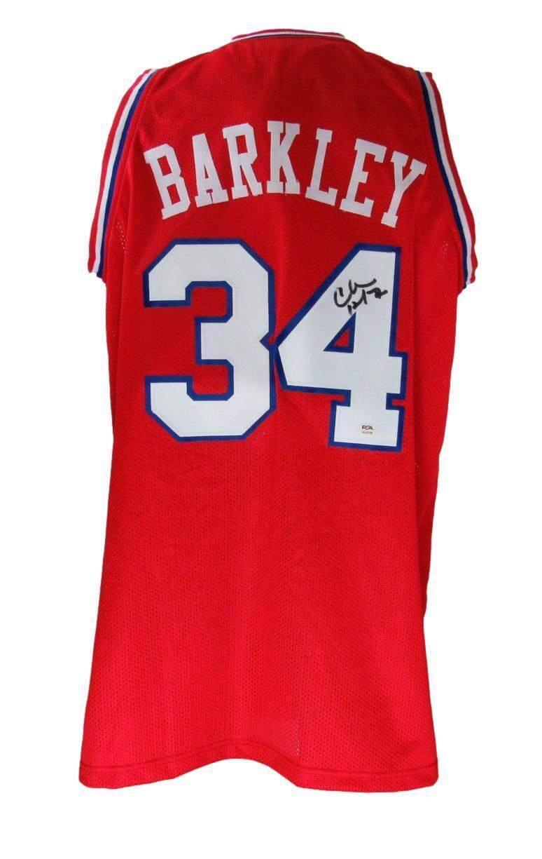 Charles Barkley HOF Signed/Auto Sixers 76ers Custom Basketball Jersey PSA/DNA