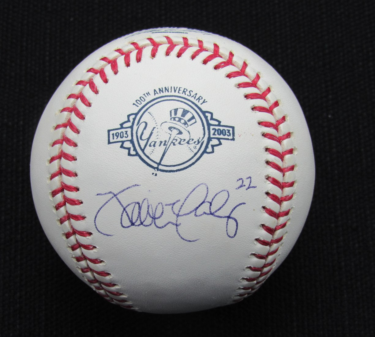 Xavier Nady Signed/Auto Yankees 100th OML Baseball JSA  186942