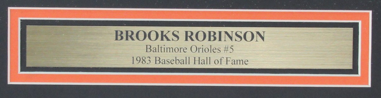 Brooks Robinson HOF Signed/Autographed 11x14 Photo Orioles Framed JSA 190241
